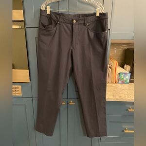 Lululemon ABC Classic-Fit Men’s Pants Trousers Navy 36x30 Warpstreme